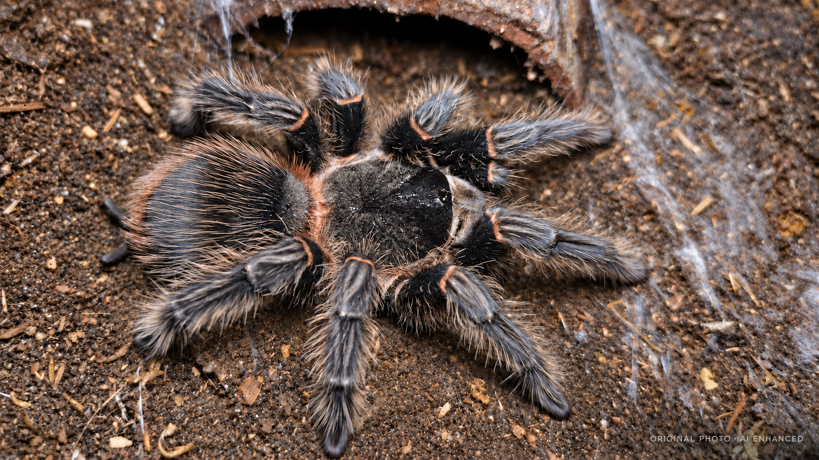 Tarantulas Were Seen Using Urticating Setae Against Ants